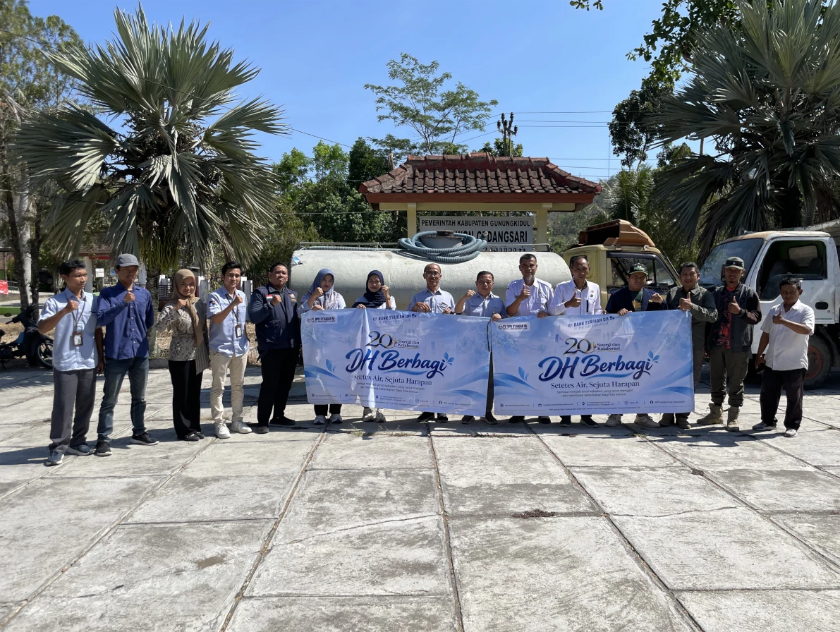 BPRSDH Berbagi Salurkan 50 Tangki Air Minum untuk Masyarakat Gunungkidul